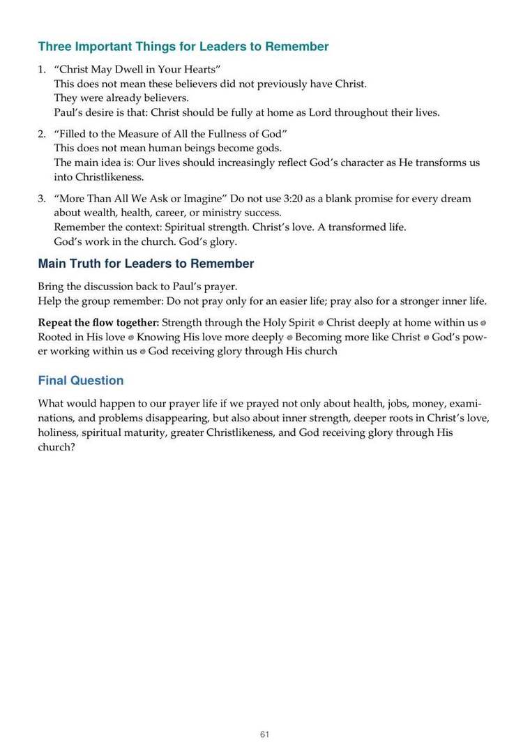 English study notes, printed page 61