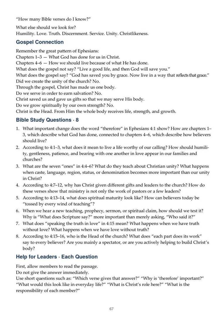 English study notes, printed page 67