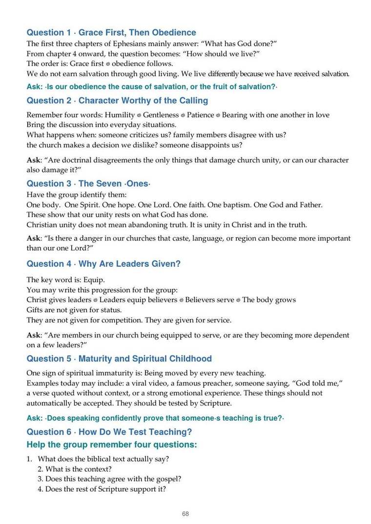 English study notes, printed page 68