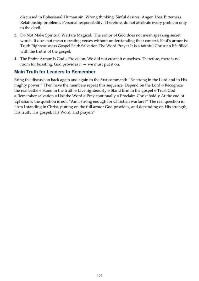 English study notes, printed page 104