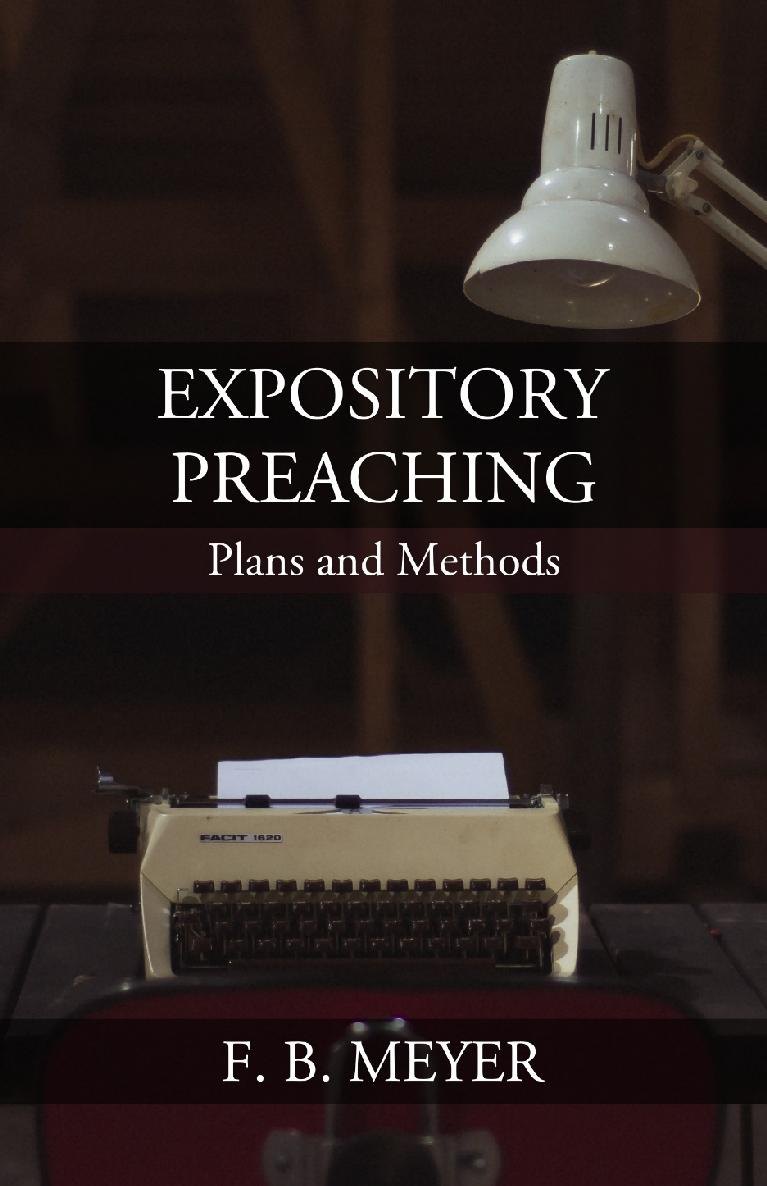 Expository Preaching by F. B. Meyer book cover