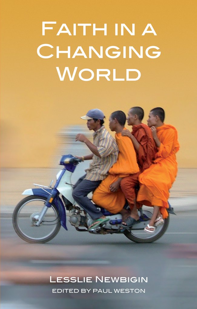 Faith in a Changing World by Lesslie Newbigin book cover