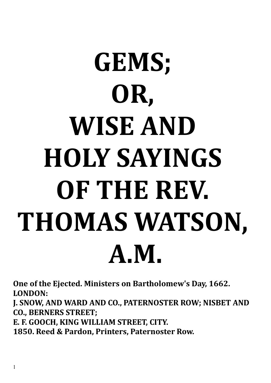 Cover of Gems