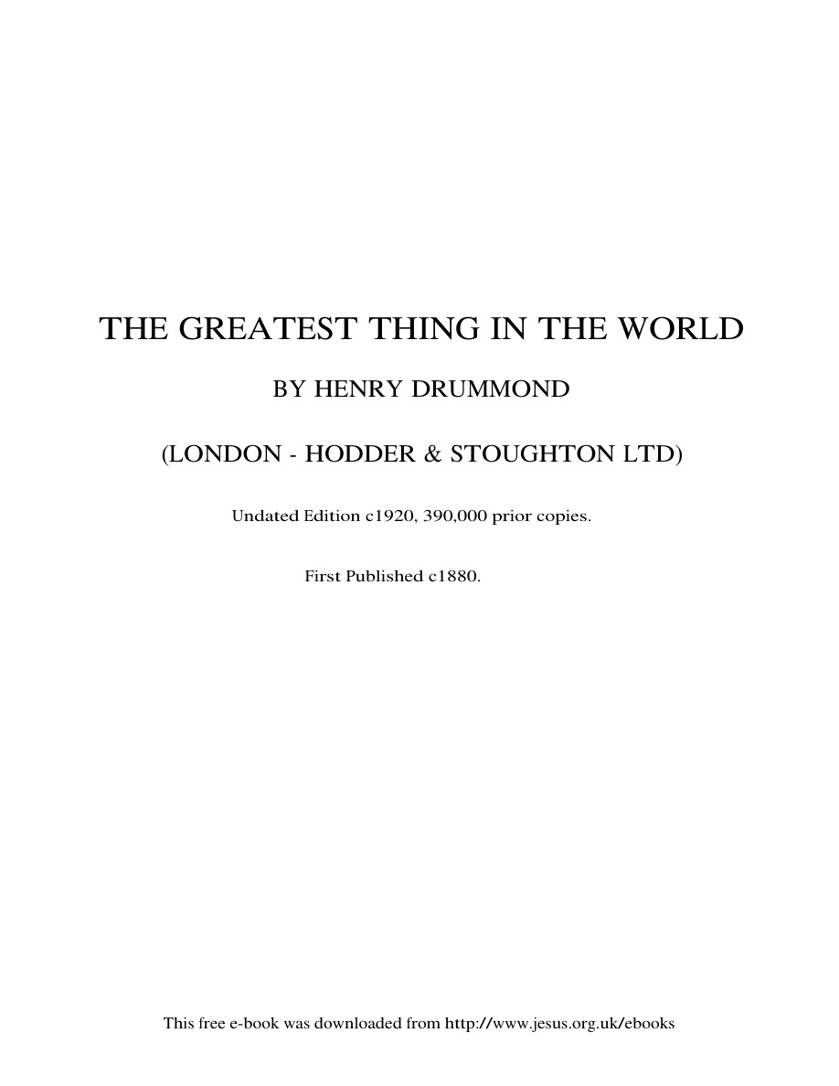 Cover of Greatest thing