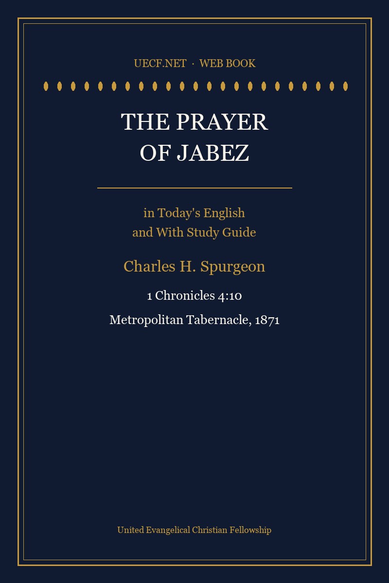 Cover of The Prayer of Jabez in Today's English and With Study Guide