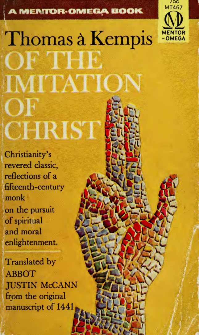 Cover of Of the Imitation of Christ