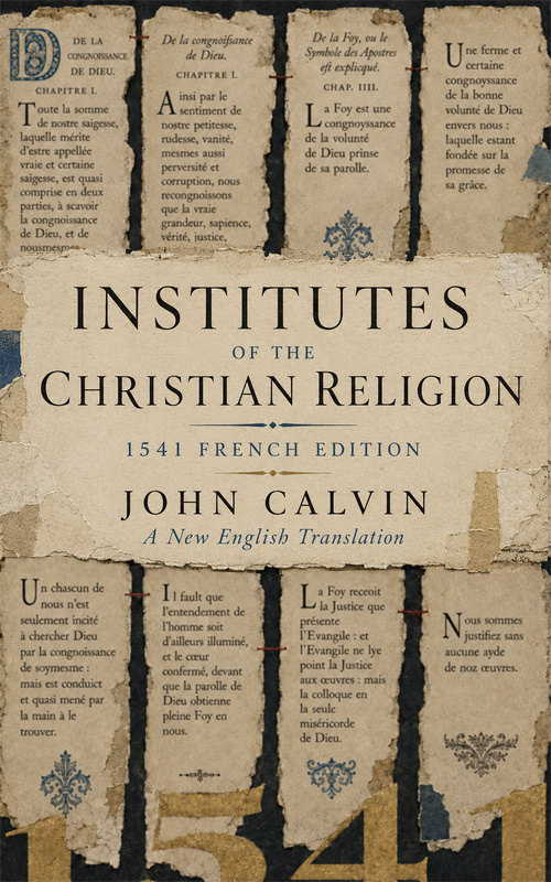 Cover of Institutes 1541 John Calvin