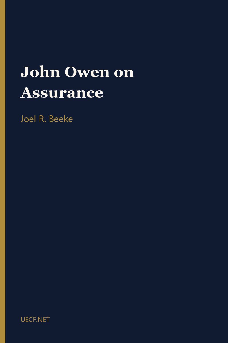 John Owen on Assurance by Joel R. Beeke book cover