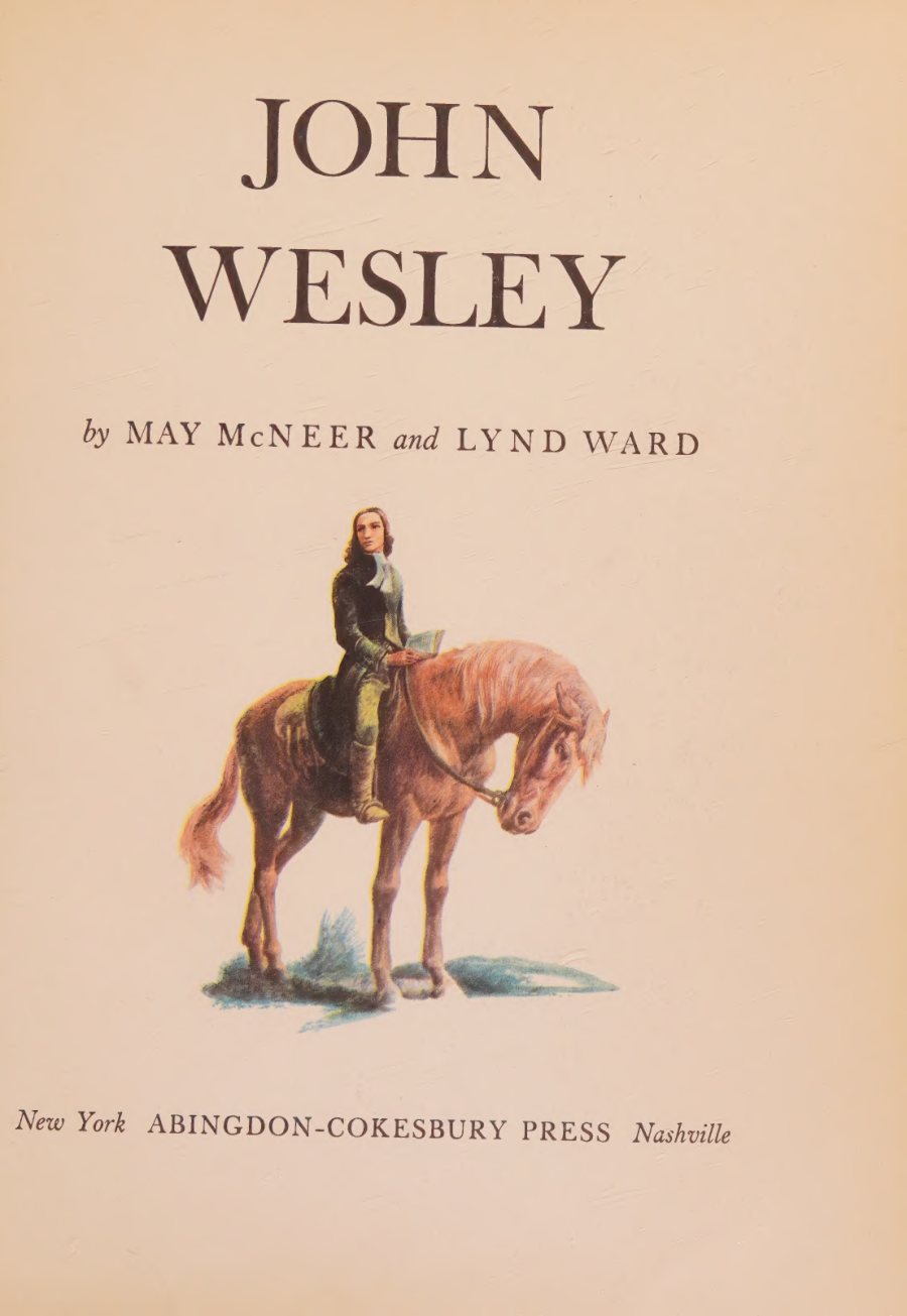 John Wesley by May McNeer book cover