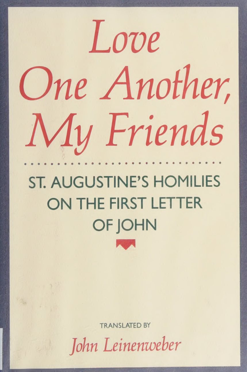 Cover of Love One Another, My Friends