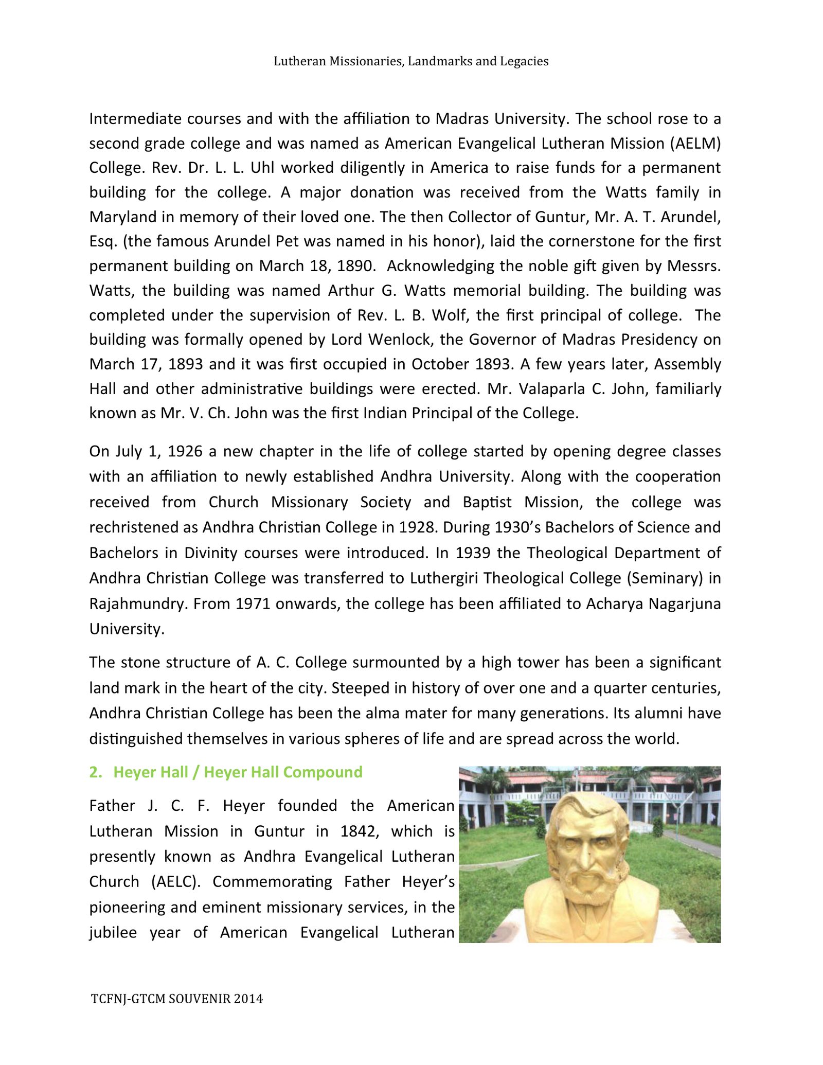 Page 5 — 1. ఆంధ్ర క్రైస్తవ కళాశాల