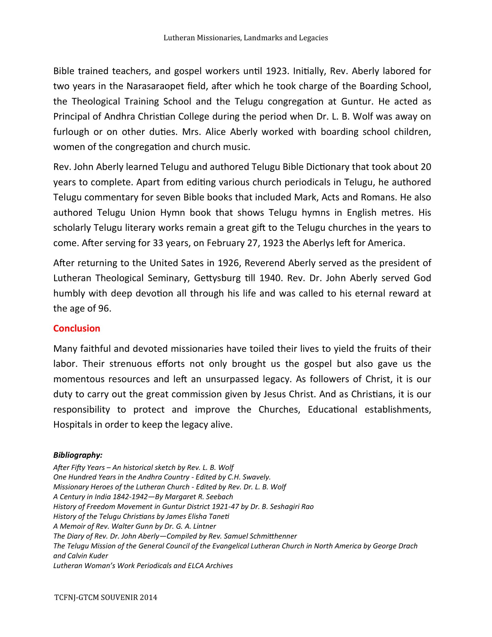 Page 15 — రెవ. జాన్ అబెర్లీ