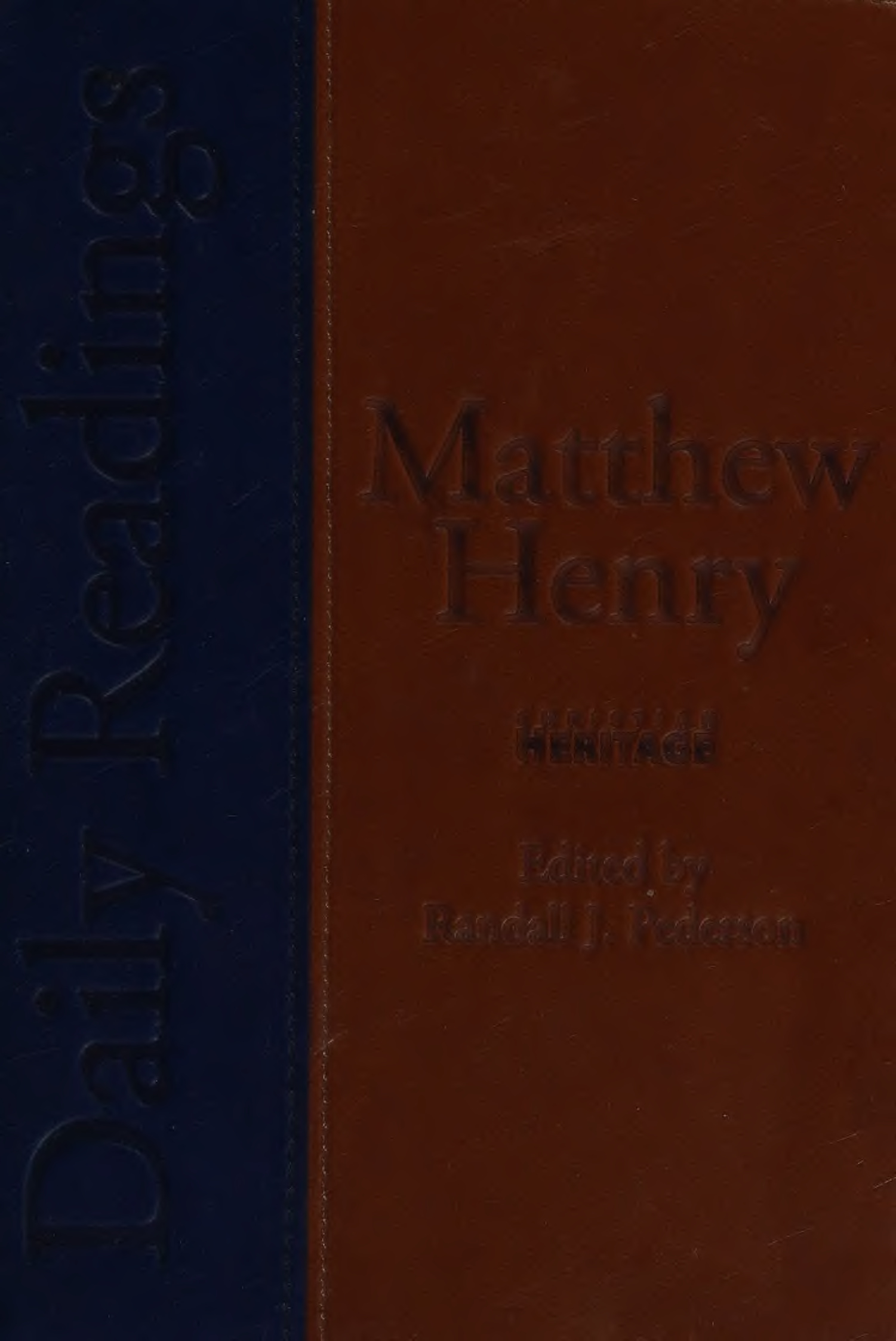 Cover of Matthew Henry Daily Readings