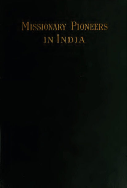 Cover of Missionary Pioneers in India