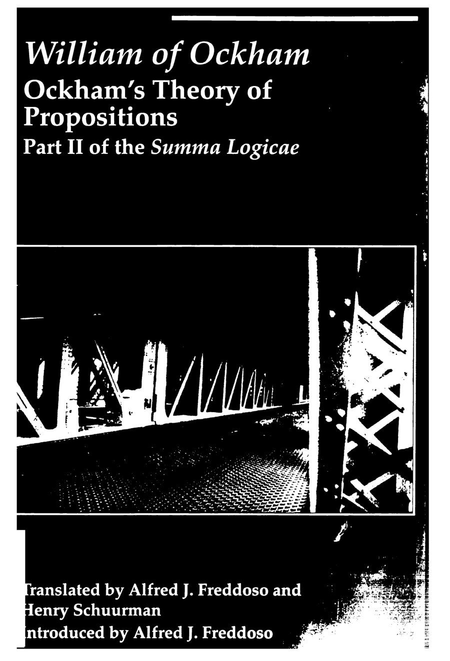 Ockham's Theory of Propositions by William of Ockham book cover