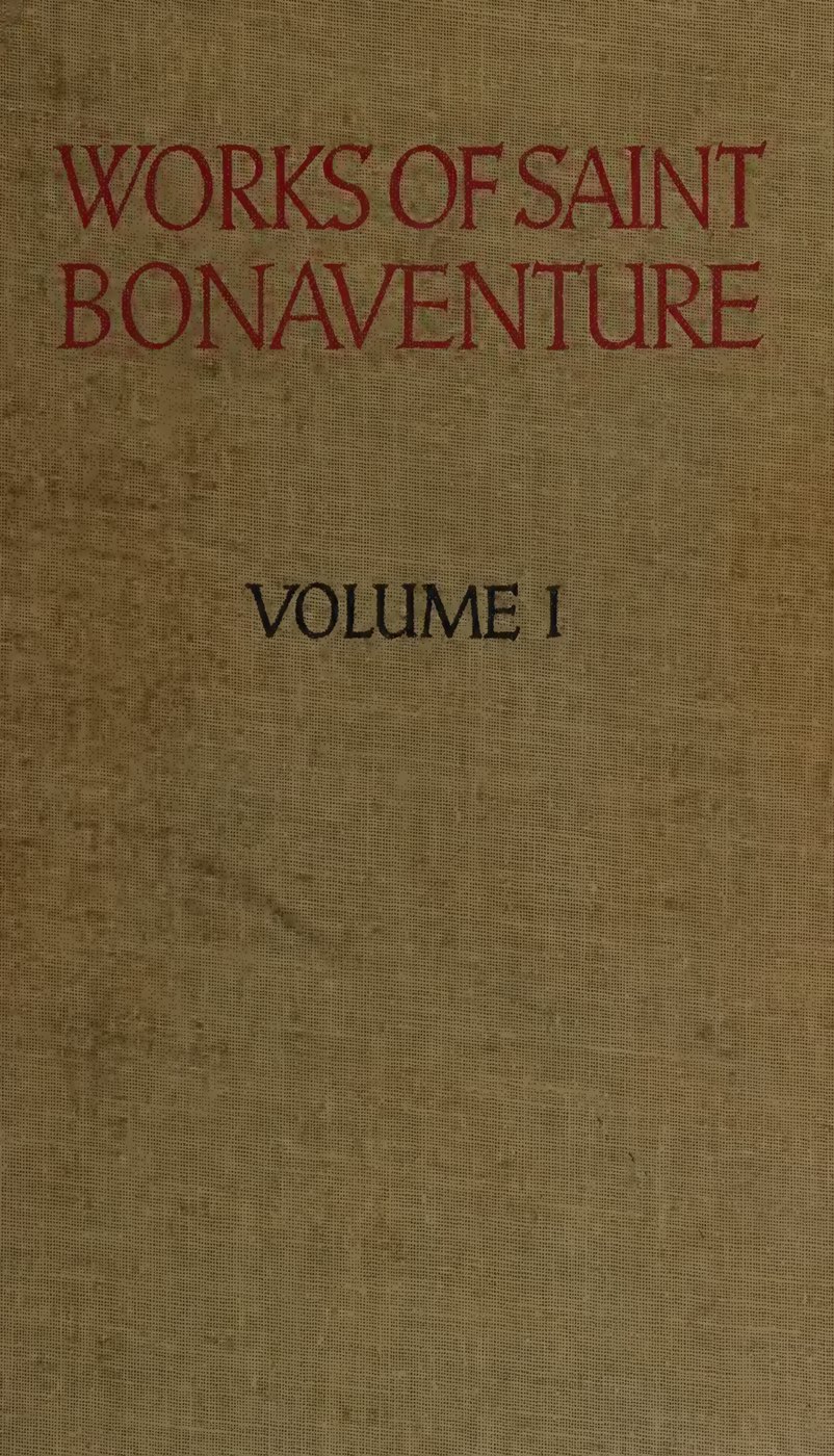 On the Reduction of the Arts to Theology by Bonaventure book cover