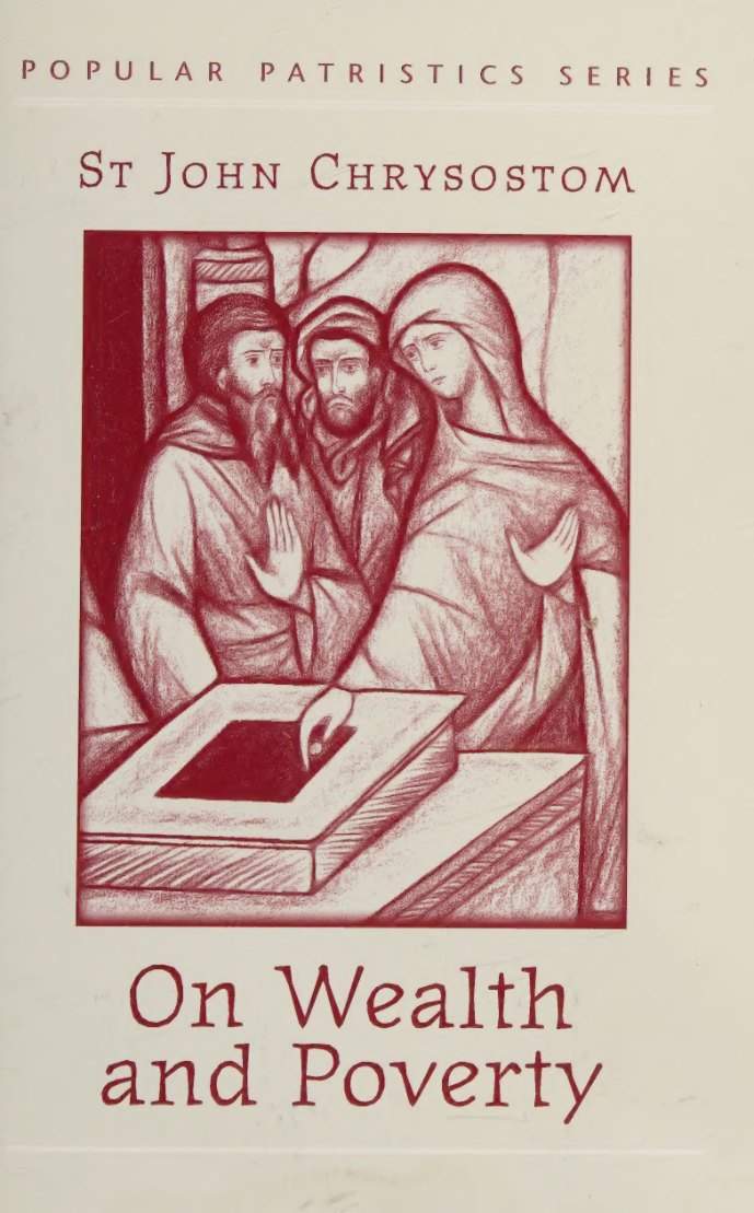 On Wealth and Poverty by John Chrysostom book cover