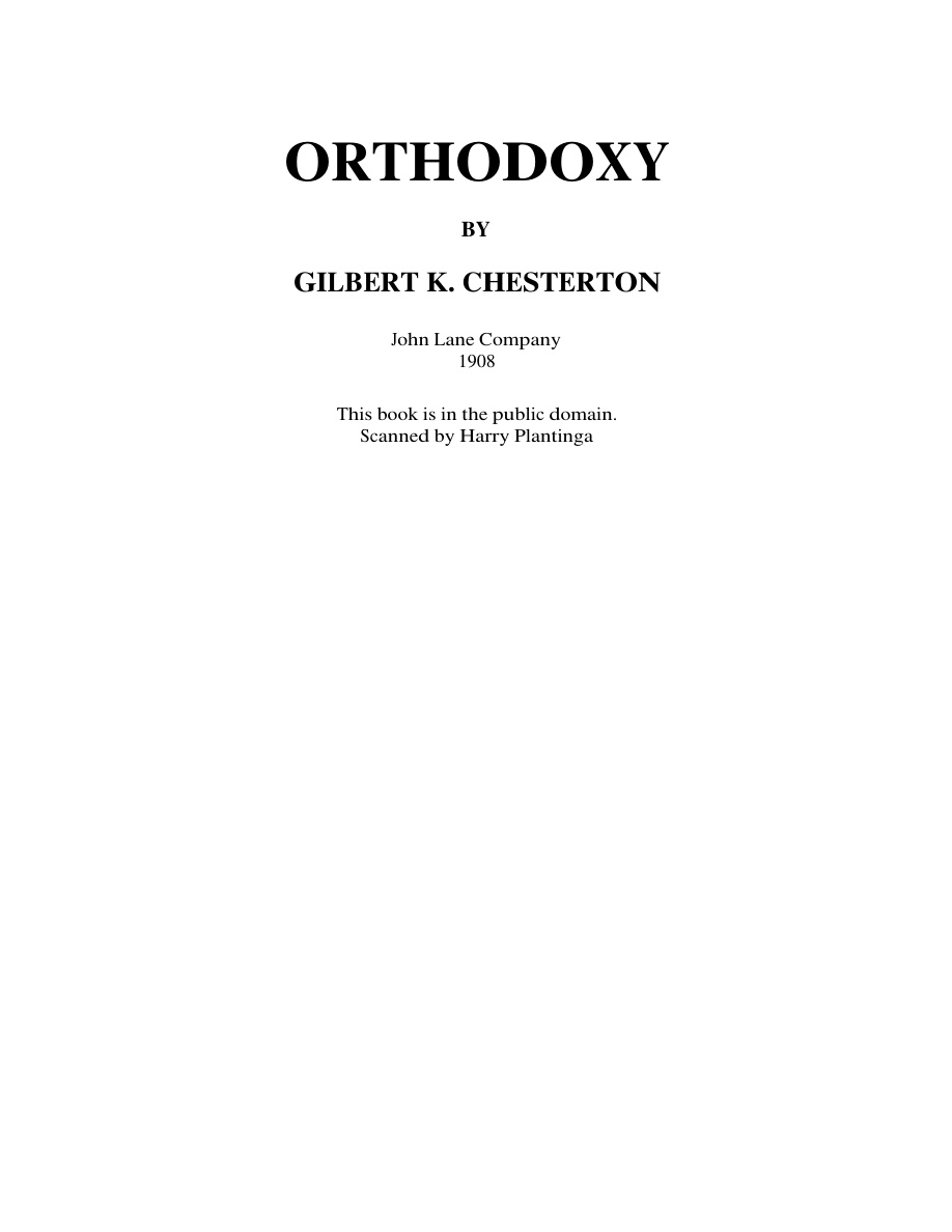 Cover of Orthodox