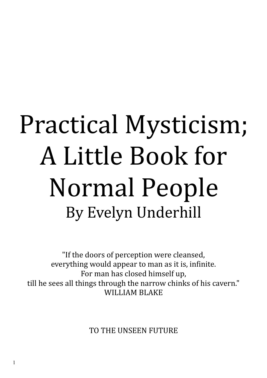 Cover of Practical-mysticism