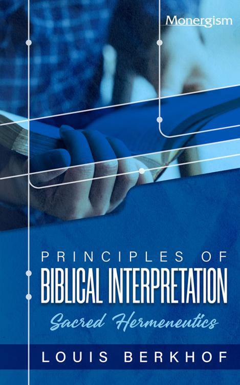 Cover of Principles of Biblical Interpre - Louis Berkhof