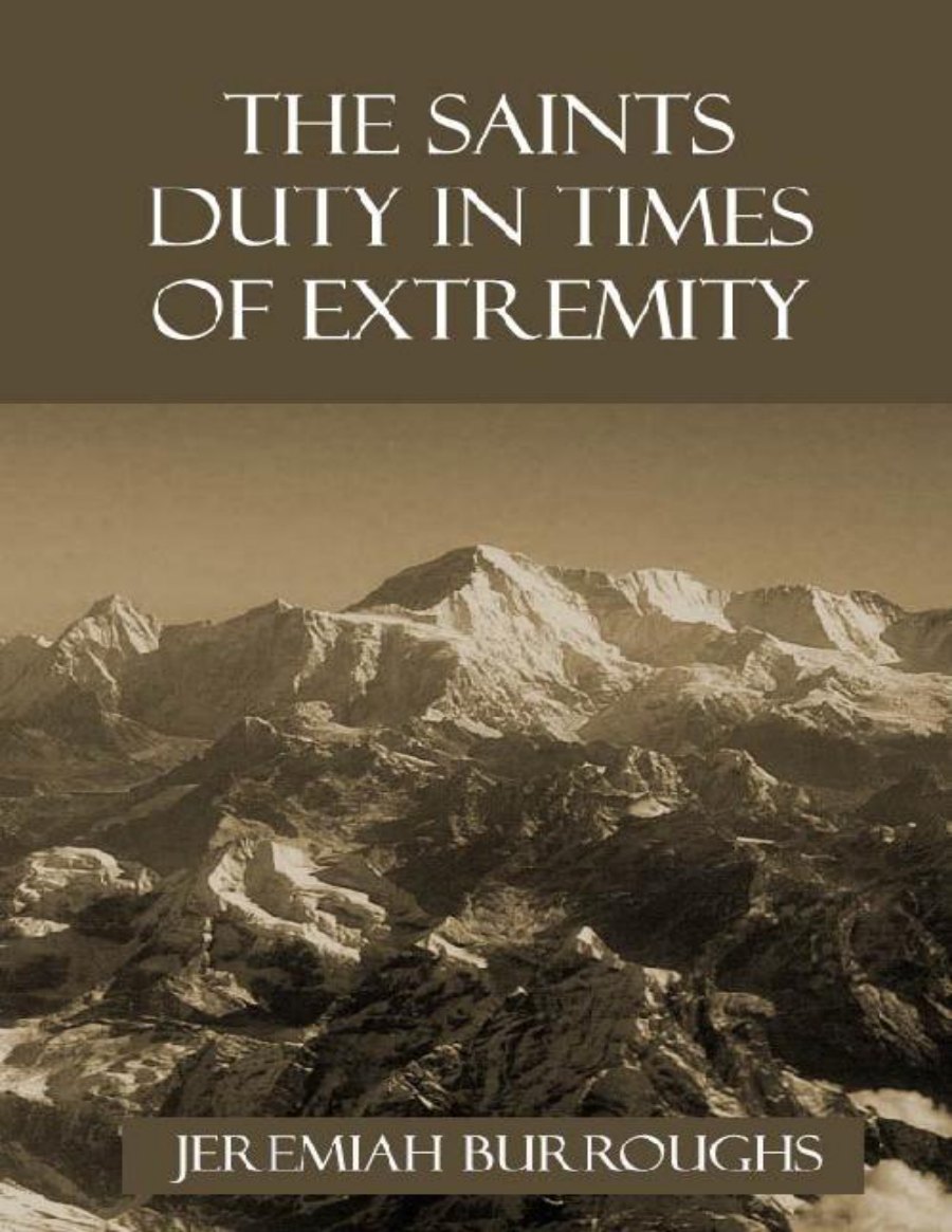 Saints Duty in Extremity by Jeremiah Burroughs book cover