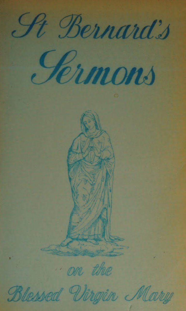 Sermons on the Blessed Virgin Mary by Bernard of Clairvaux book cover