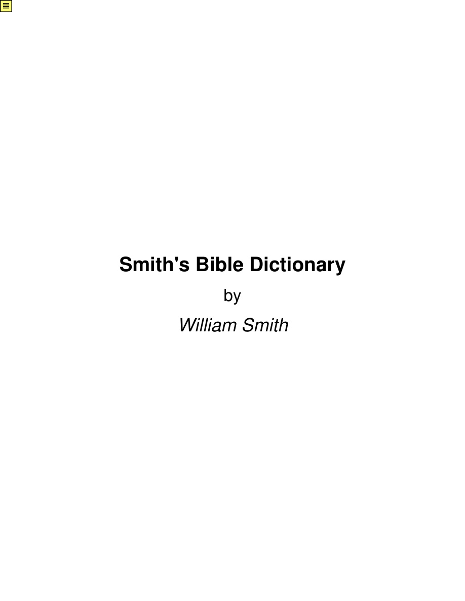 Cover of Smiths-Bible-Dictionary