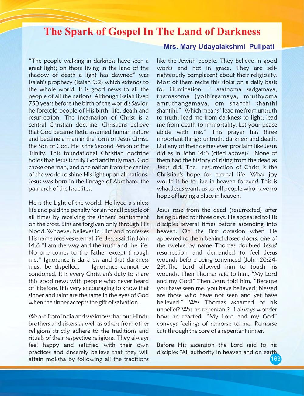 Original page 163 of the UECF 15th Anniversary Souvenir