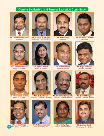 Current Leadership and Former Executive Committee: photographs on page 46 of the UECF 15th Anniversary Souvenir
