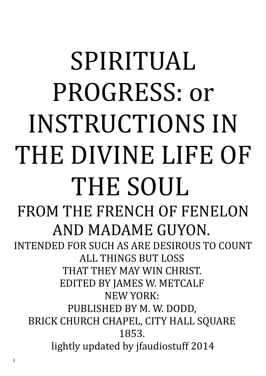 Cover of Spiritual-progress
