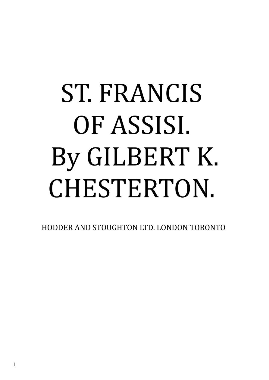 Cover of St-francis-of-assisi