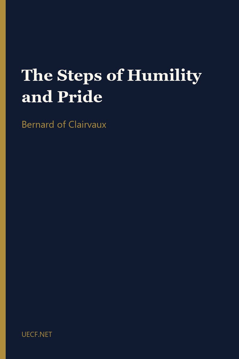 The Steps of Humility and Pride by Bernard of Clairvaux book cover