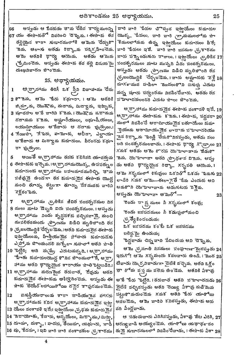 Page 41 of the 1881 Telugu Bible - Genesis