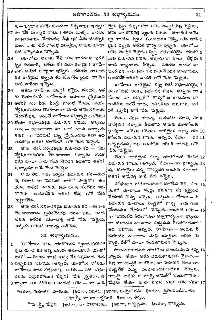Page 47 of the 1881 Telugu Bible - Genesis