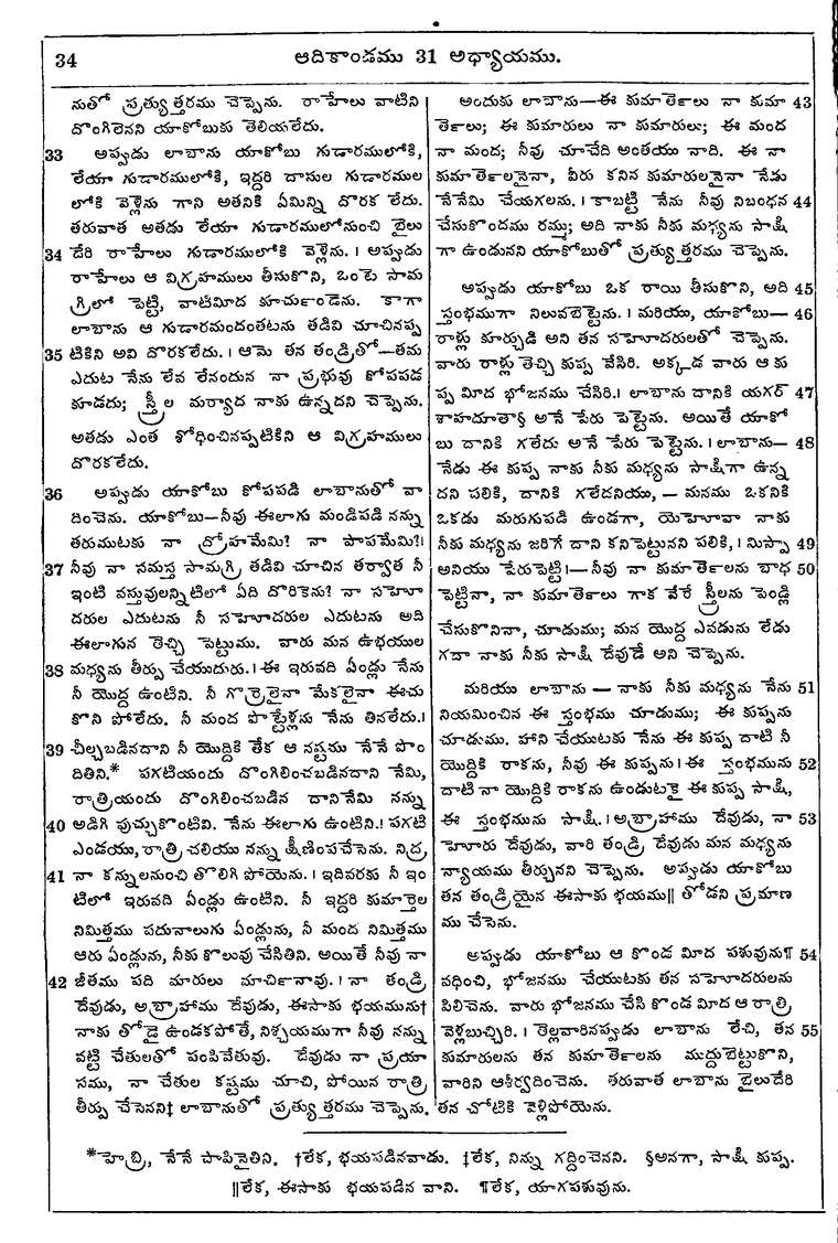 Page 50 of the 1881 Telugu Bible - Genesis