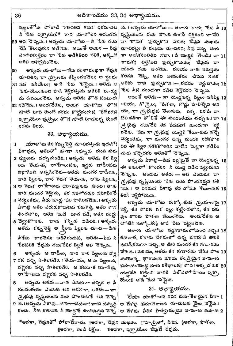 Page 52 of the 1881 Telugu Bible - Genesis