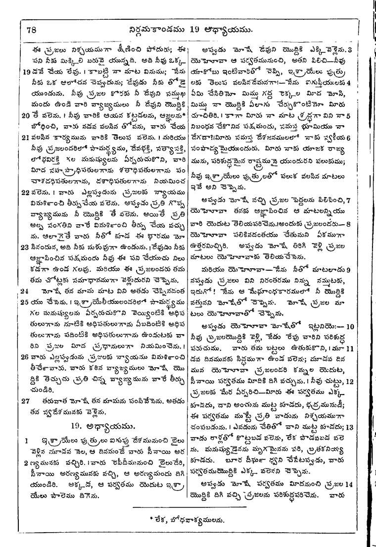 Page 94 of the 1881 Telugu Bible - Exodus