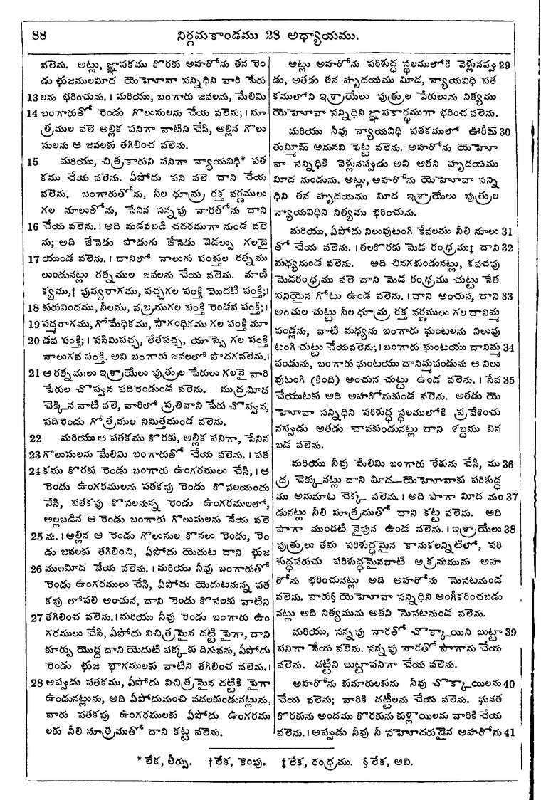 Page 104 of the 1881 Telugu Bible - Exodus