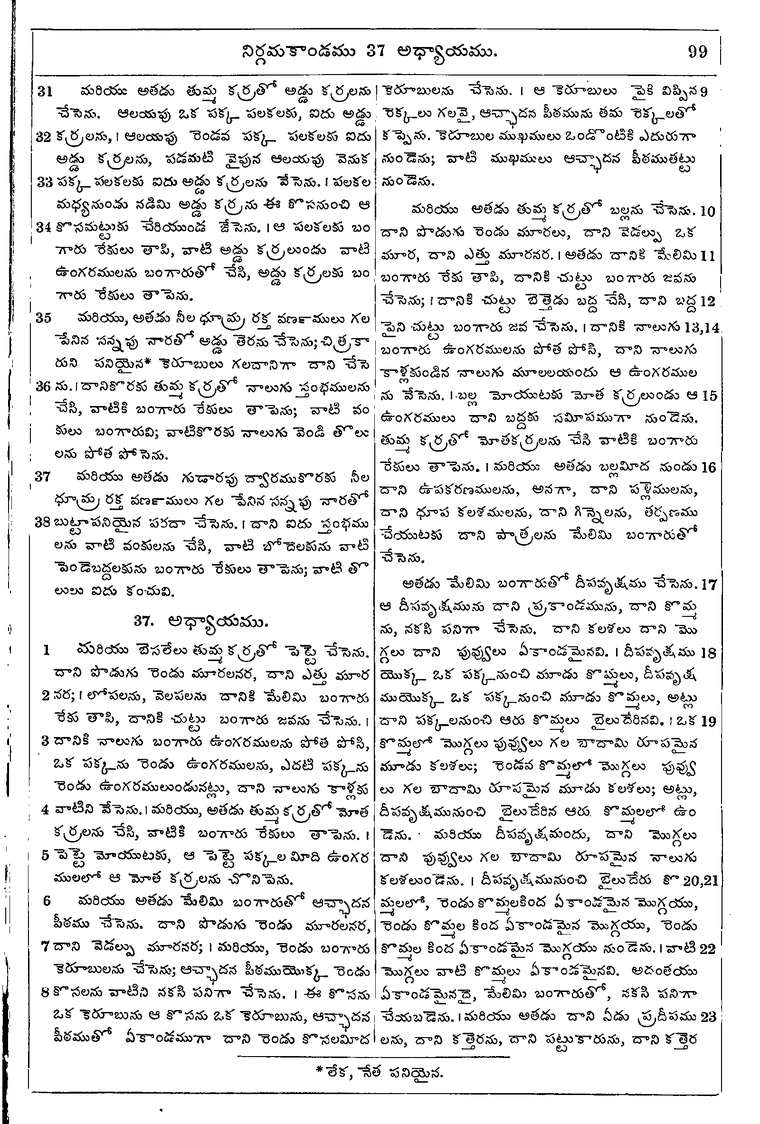 Page 115 of the 1881 Telugu Bible - Exodus