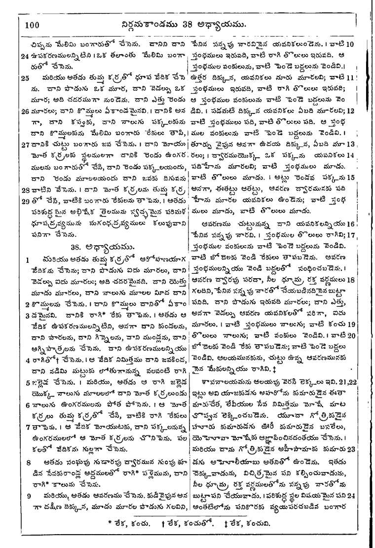 Page 116 of the 1881 Telugu Bible - Exodus