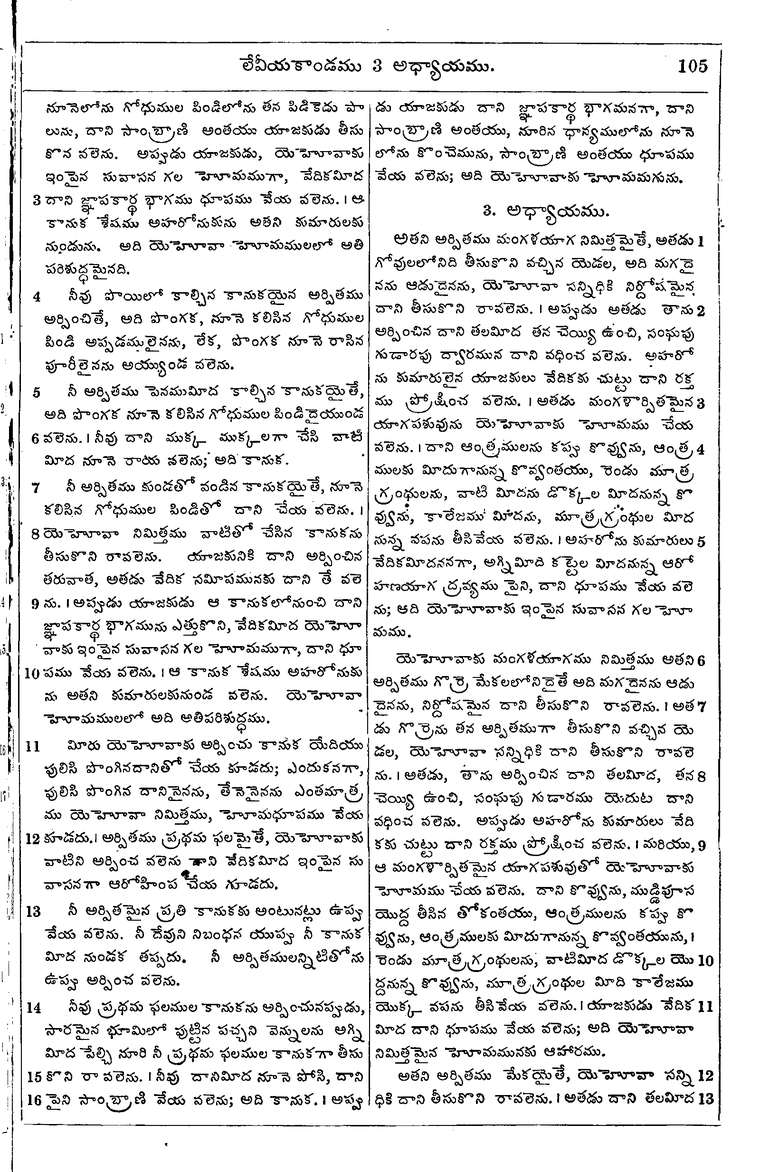 Page 121 of the 1881 Telugu Bible - Leviticus