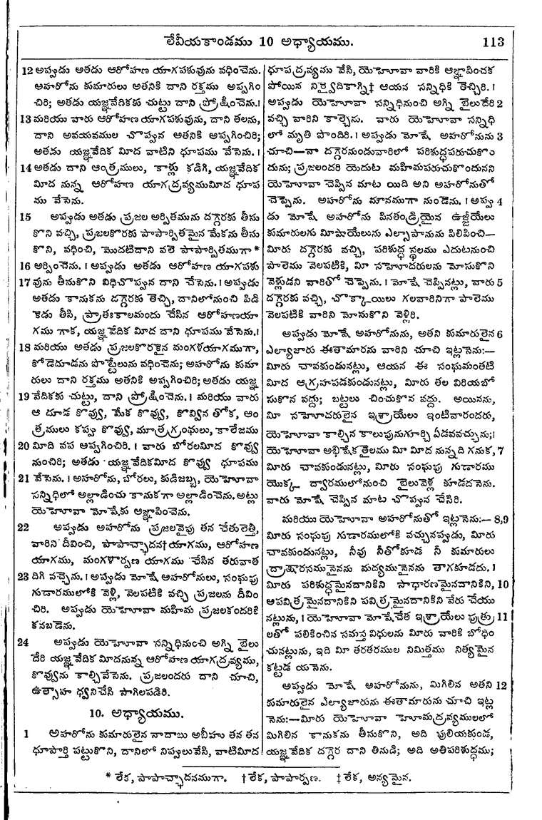Page 129 of the 1881 Telugu Bible - Leviticus