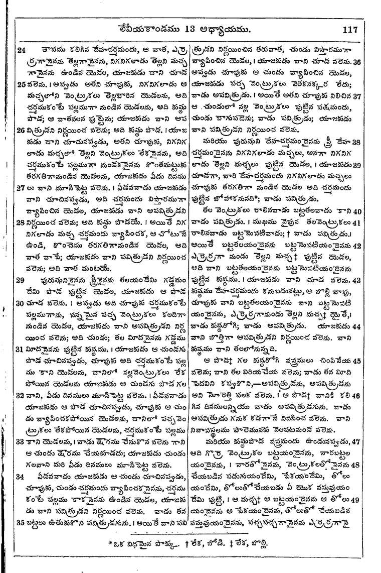 Page 133 of the 1881 Telugu Bible - Leviticus