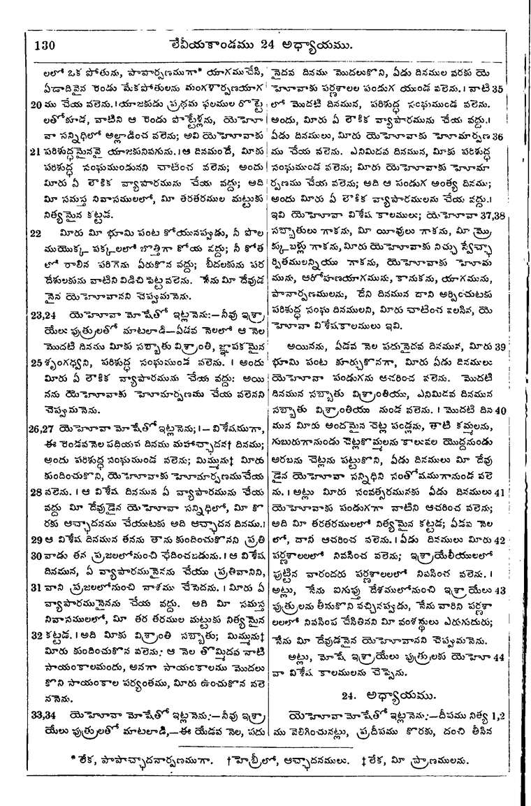 Page 146 of the 1881 Telugu Bible - Leviticus