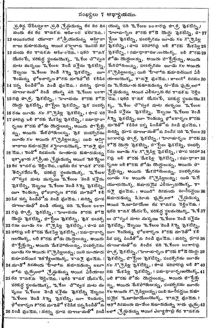 Page 163 of the 1881 Telugu Bible - Numbers