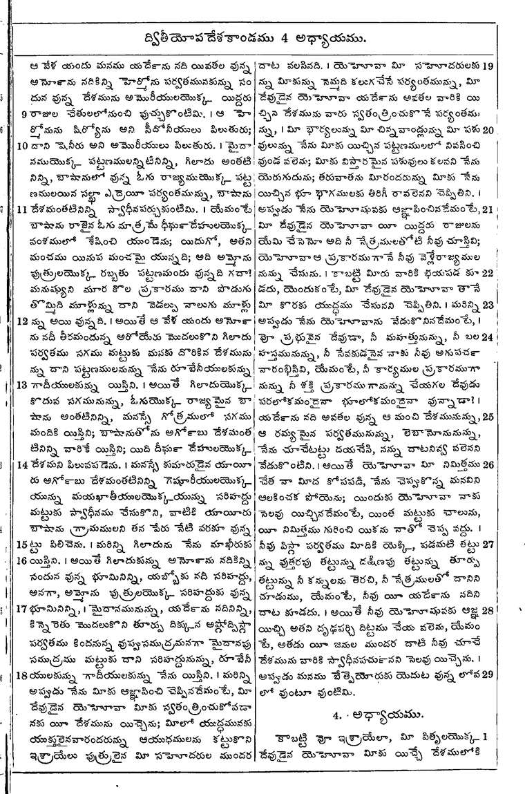 Page 207 of the 1881 Telugu Bible - Deuteronomy