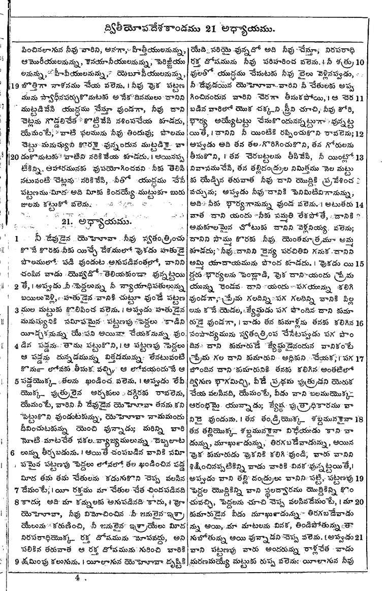 Page 227 of the 1881 Telugu Bible - Deuteronomy