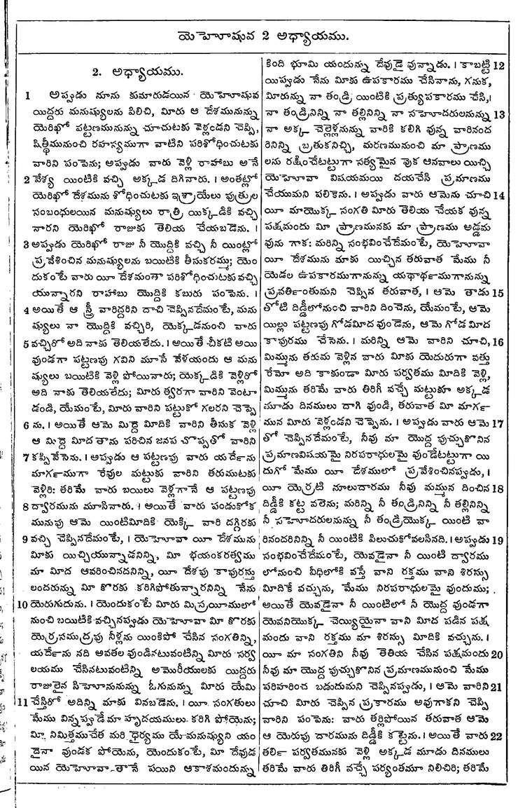 Page 245 of the 1881 Telugu Bible - Joshua