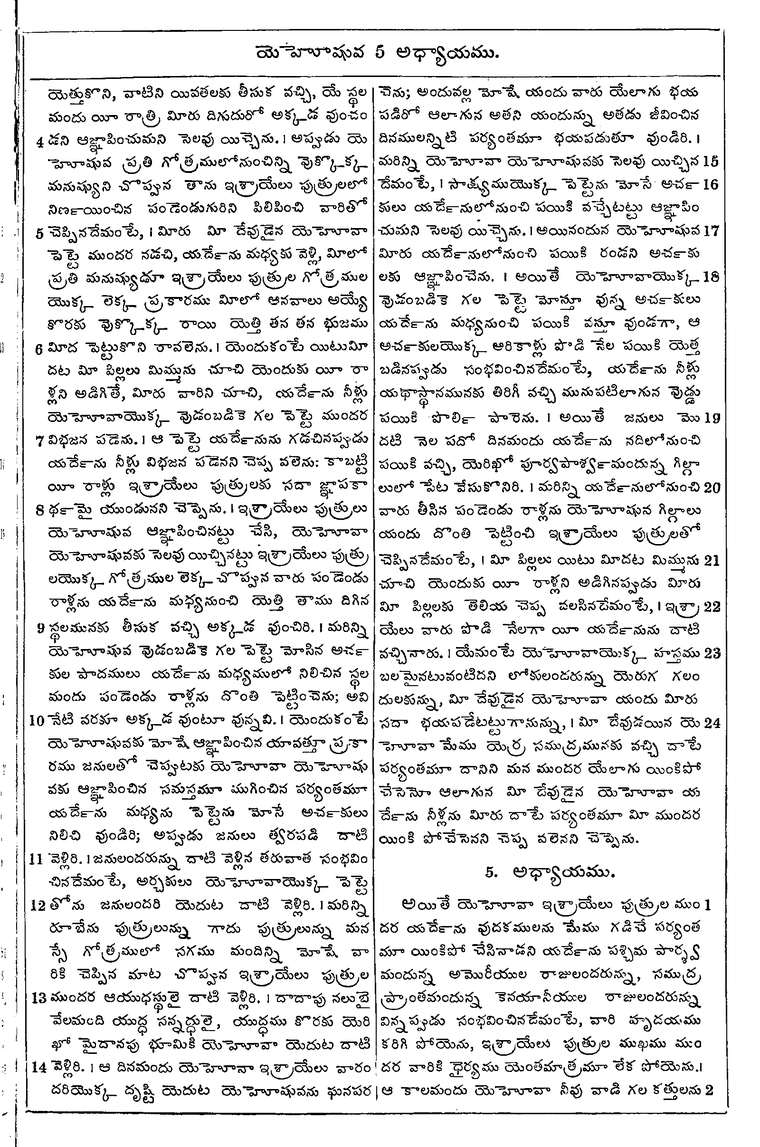 Page 247 of the 1881 Telugu Bible - Joshua