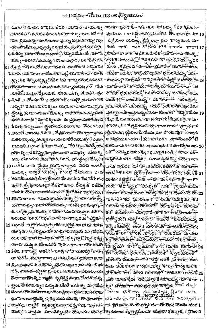 Page 317 of the 1881 Telugu Bible - 1 Samuel